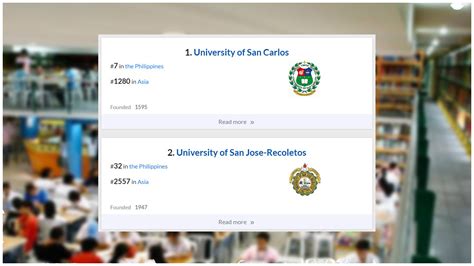 EduRank reveals the Top 10 Universities in Cebu; USC and USJ  .
